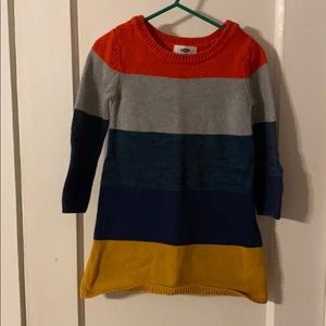 Old navy color block sweater dress